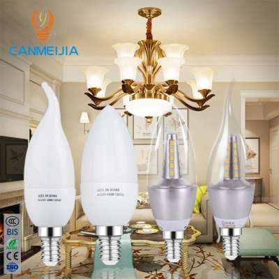 e14 Led Lights 220V 5W 3W Candle Light Bulbs incandescent Flame Bombilla Led Lamp for Home Light Chandelier Lighting Spotlight