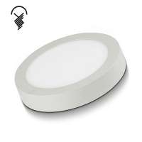 High Quality AC85-268V round led surface mounted panel light 12W